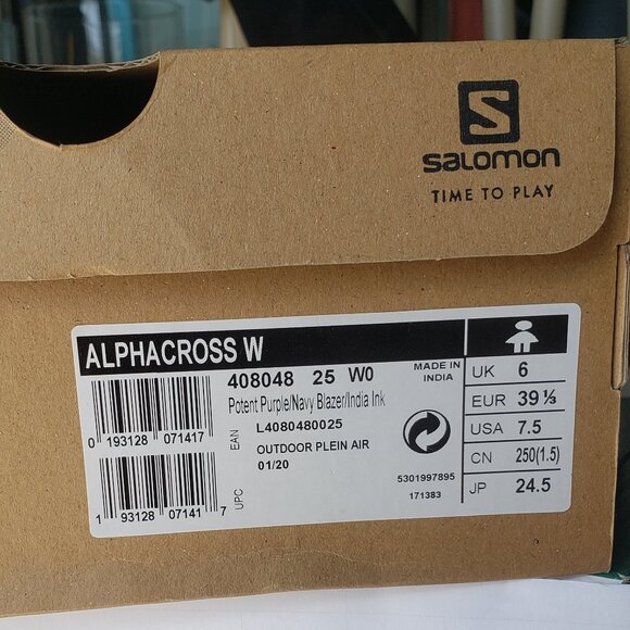 Salomon Alphacross Hiking/Walking Shoes US7.5 - Picture 7 of 8